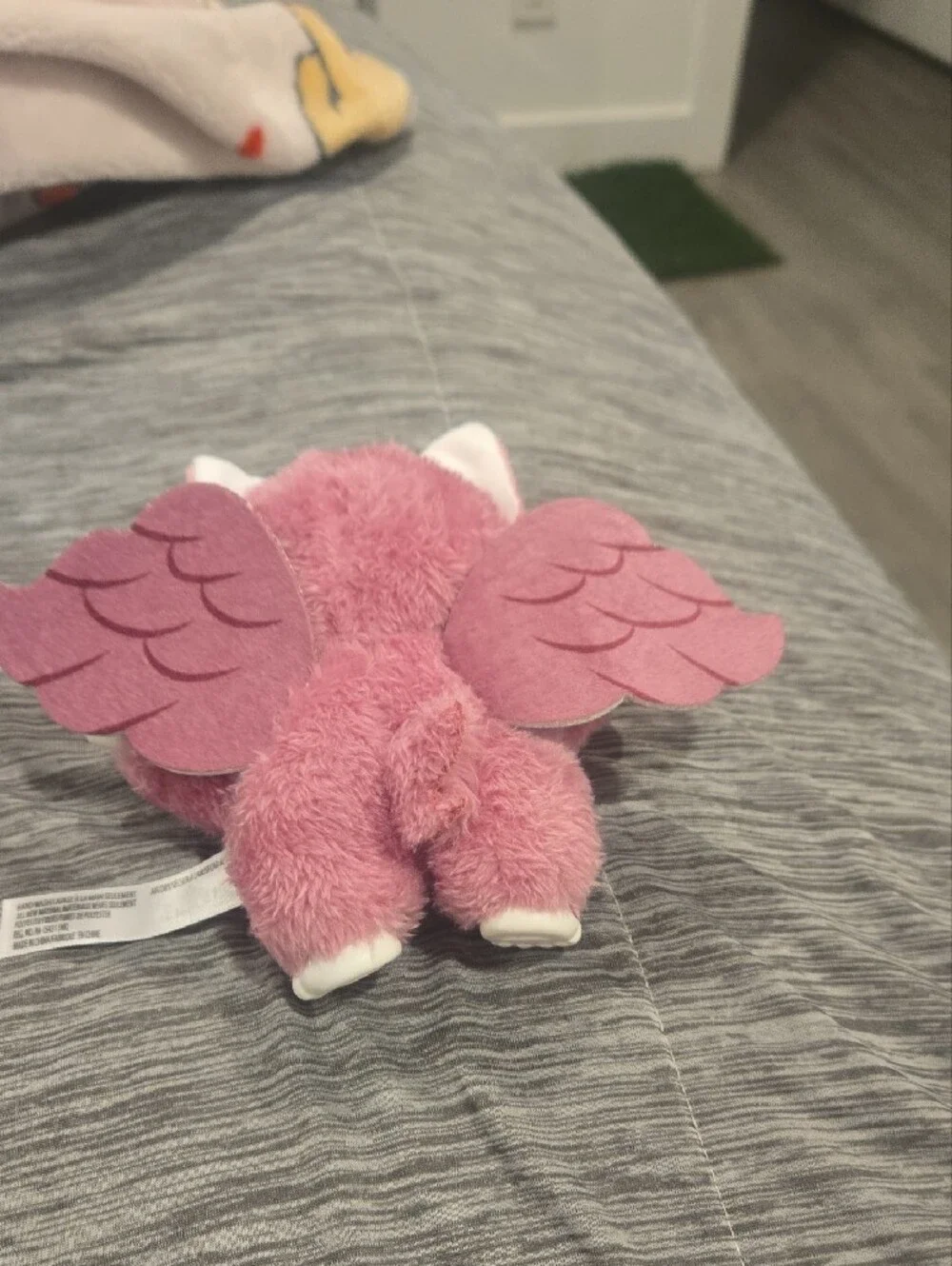 Disney Pink Plush Bat Character with Blue Wings